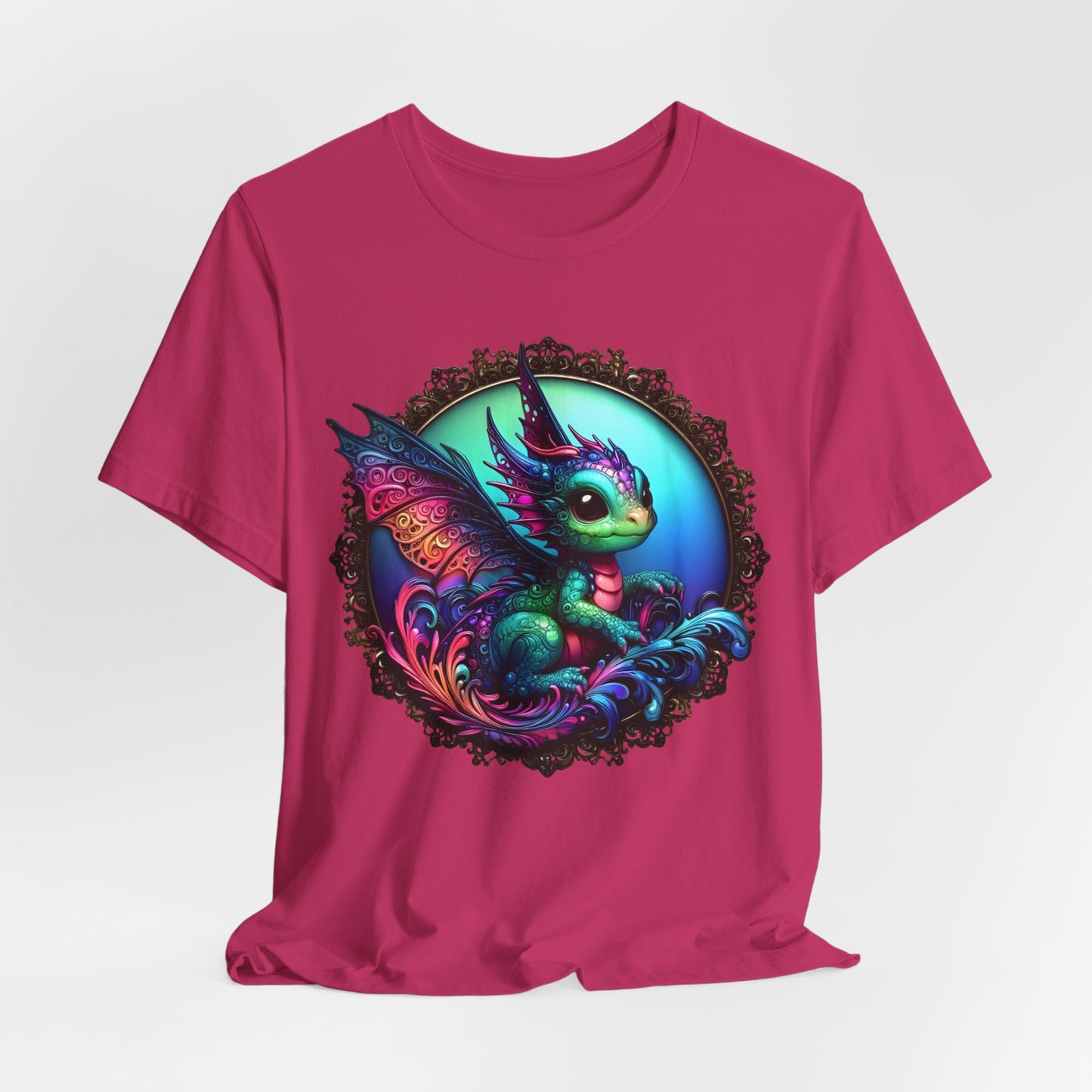 Baby Dragon T-Shirt - Whimsical Creature Art Tee, Unisex, Soft Cotton - Perfect for Fantasy and Dragon Enthusiasts