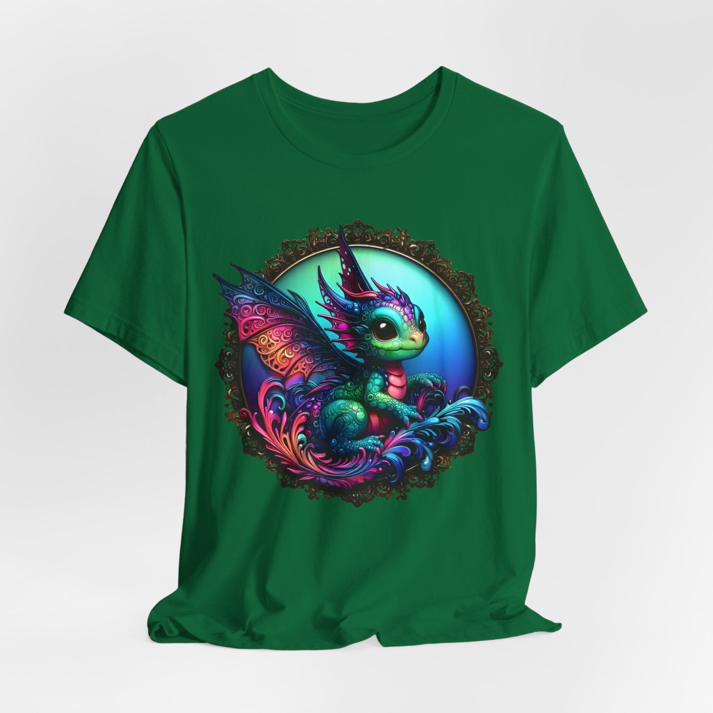 Baby Dragon T-Shirt - Whimsical Creature Art Tee, Unisex, Soft Cotton - Perfect for Fantasy and Dragon Enthusiasts