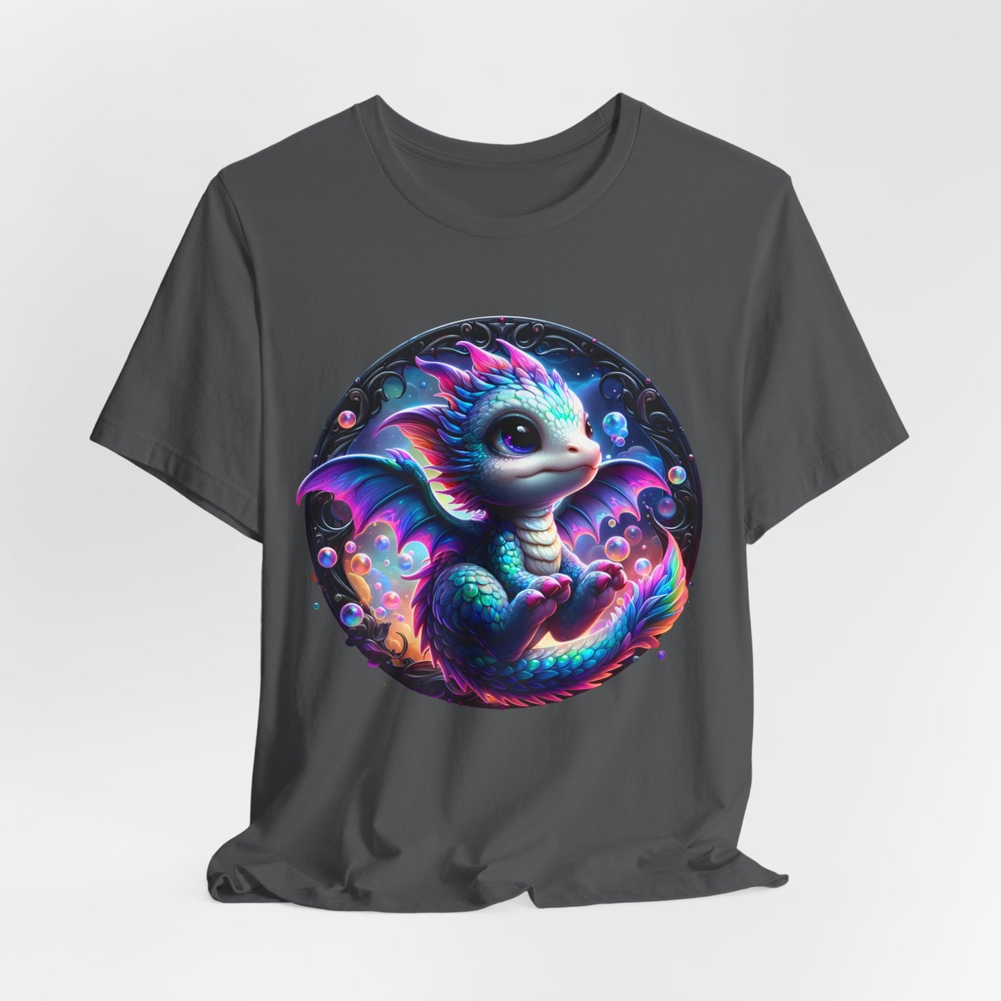 Baby Dragon T-Shirt - Whimsical Creature Art Tee, Unisex, Soft Cotton - Perfect for Fantasy and Dragon Enthusiasts