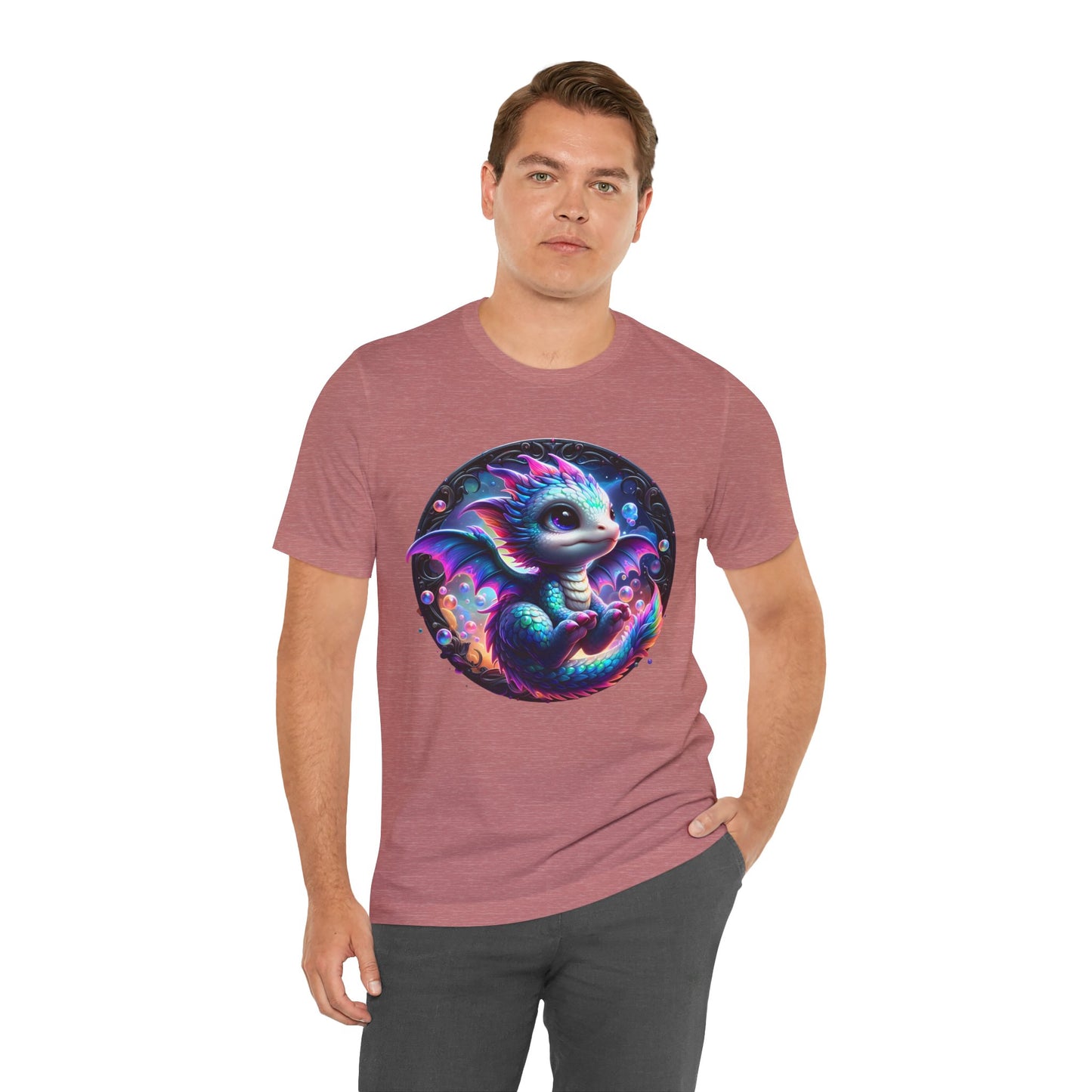 Baby Dragon T-Shirt - Whimsical Creature Art Tee, Unisex, Soft Cotton - Perfect for Fantasy and Dragon Enthusiasts