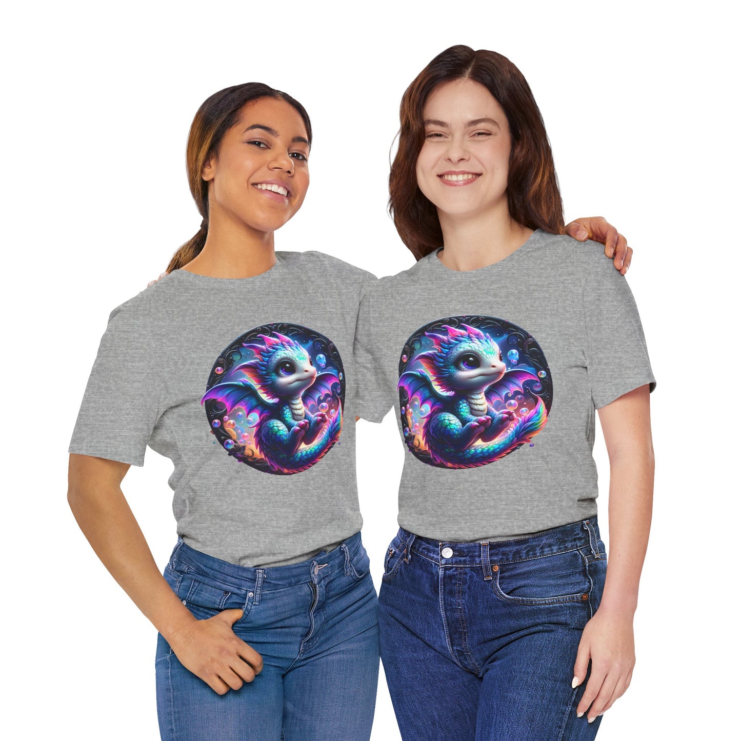 Baby Dragon T-Shirt - Whimsical Creature Art Tee, Unisex, Soft Cotton - Perfect for Fantasy and Dragon Enthusiasts