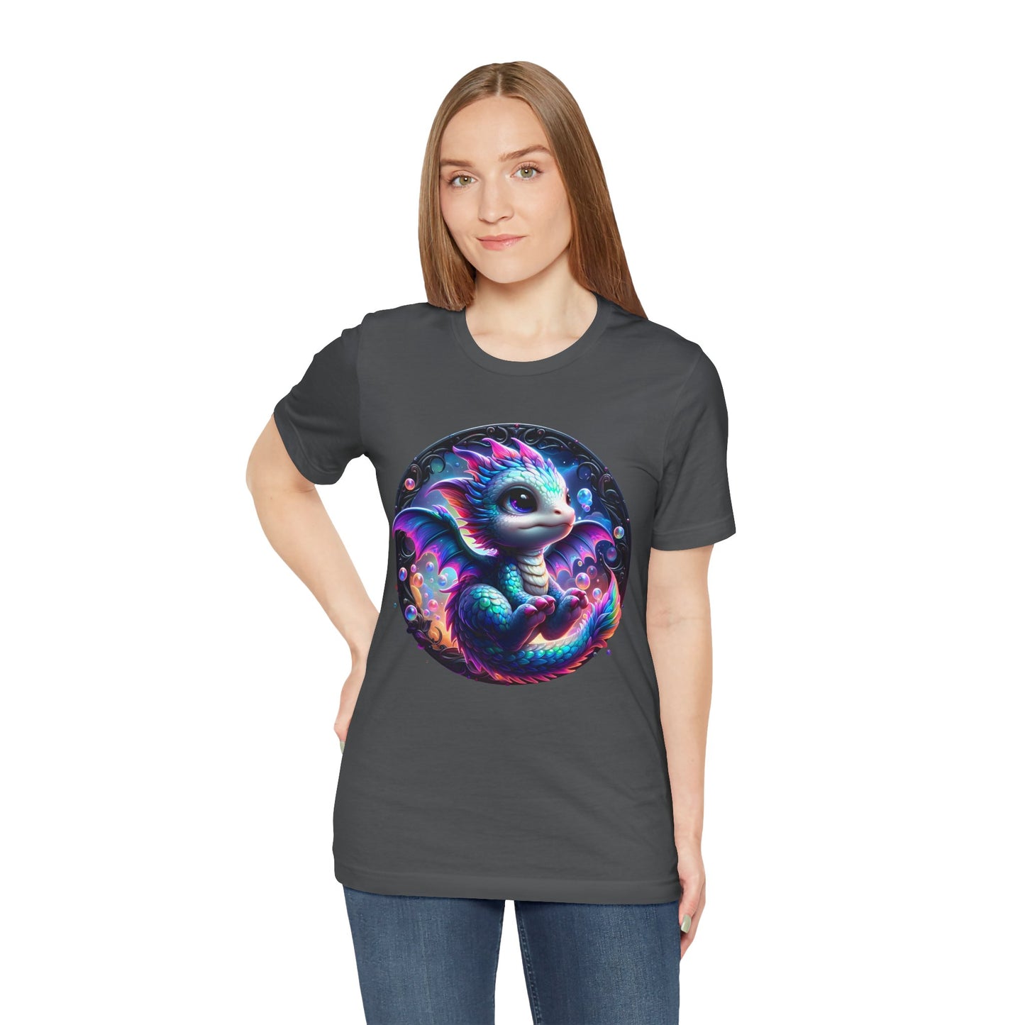 Baby Dragon T-Shirt - Whimsical Creature Art Tee, Unisex, Soft Cotton - Perfect for Fantasy and Dragon Enthusiasts