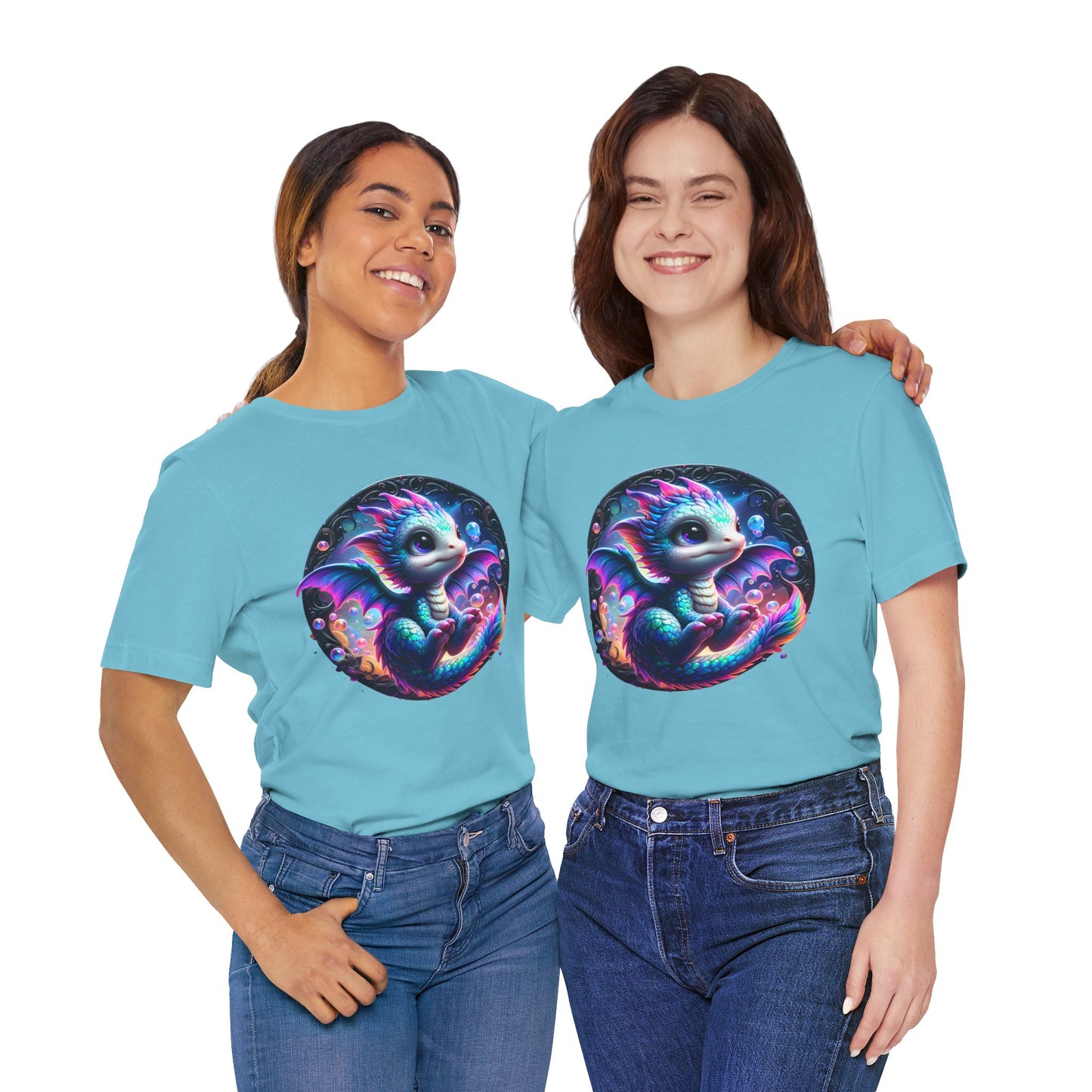 Baby Dragon T-Shirt - Whimsical Creature Art Tee, Unisex, Soft Cotton - Perfect for Fantasy and Dragon Enthusiasts