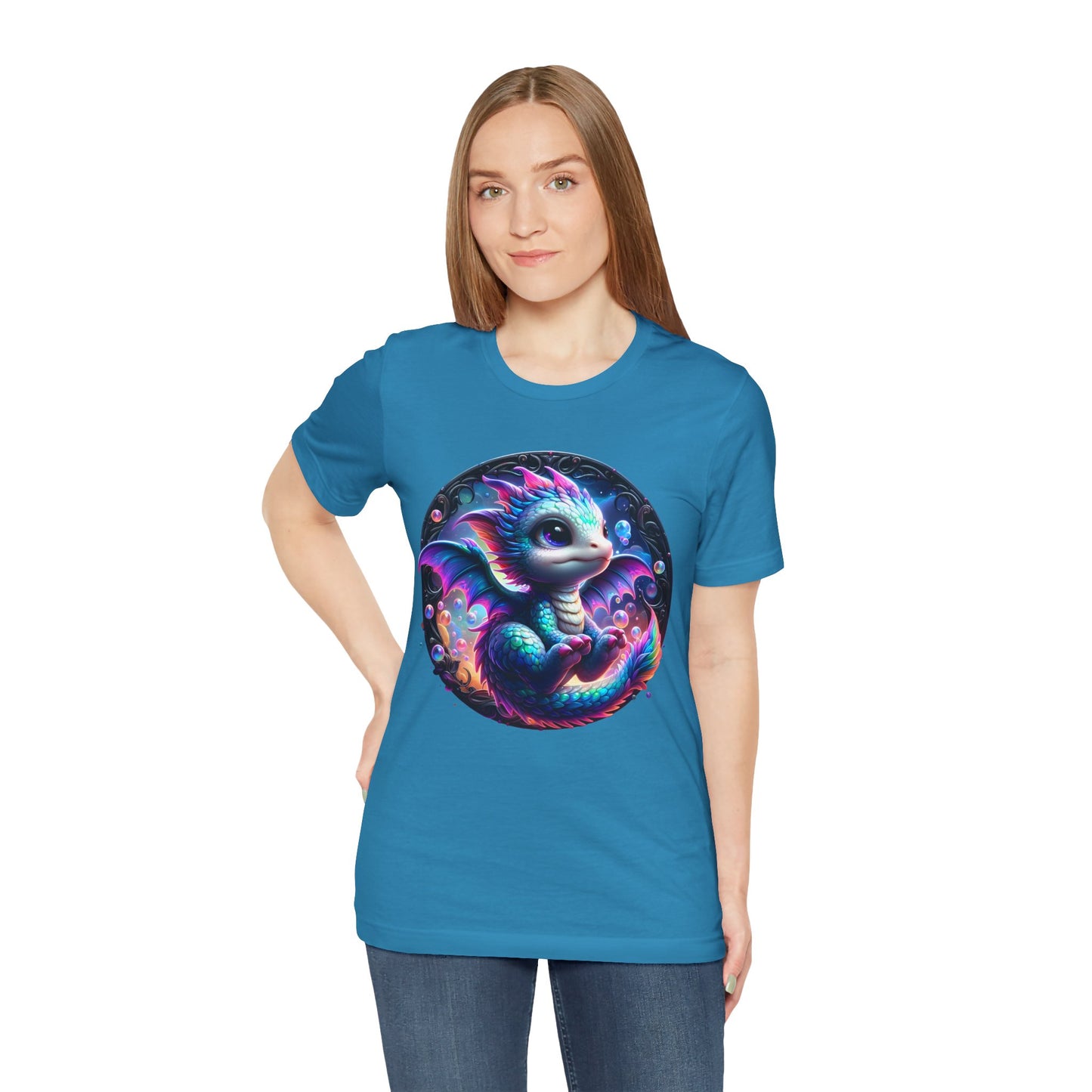 Baby Dragon T-Shirt - Whimsical Creature Art Tee, Unisex, Soft Cotton - Perfect for Fantasy and Dragon Enthusiasts
