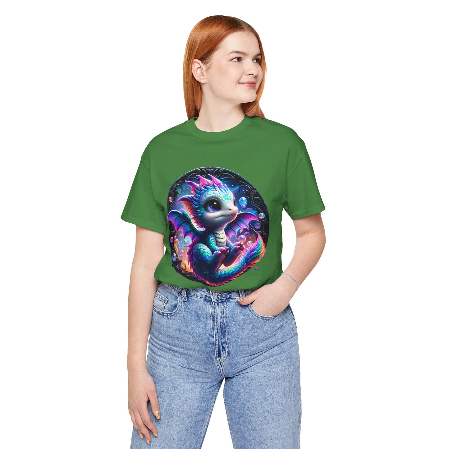 Baby Dragon T-Shirt - Whimsical Creature Art Tee, Unisex, Soft Cotton - Perfect for Fantasy and Dragon Enthusiasts