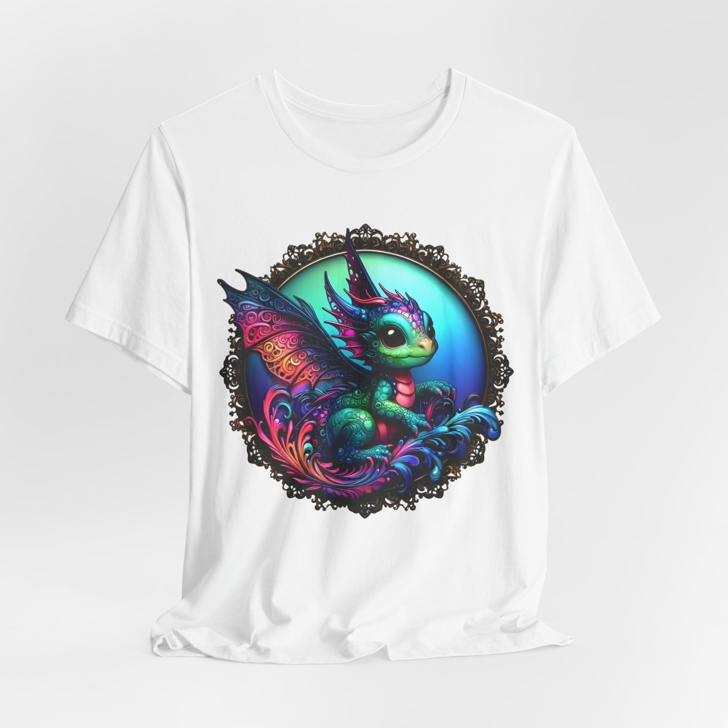 Baby Dragon T-Shirt - Whimsical Creature Art Tee, Unisex, Soft Cotton - Perfect for Fantasy and Dragon Enthusiasts