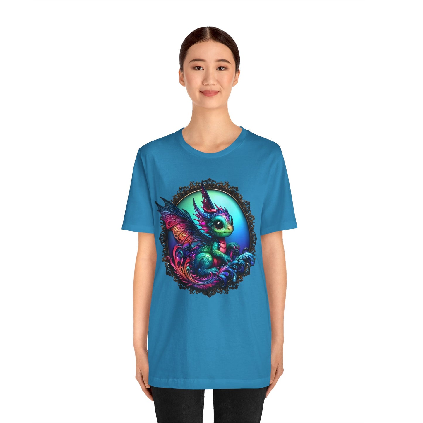 Baby Dragon T-Shirt - Whimsical Creature Art Tee, Unisex, Soft Cotton - Perfect for Fantasy and Dragon Enthusiasts