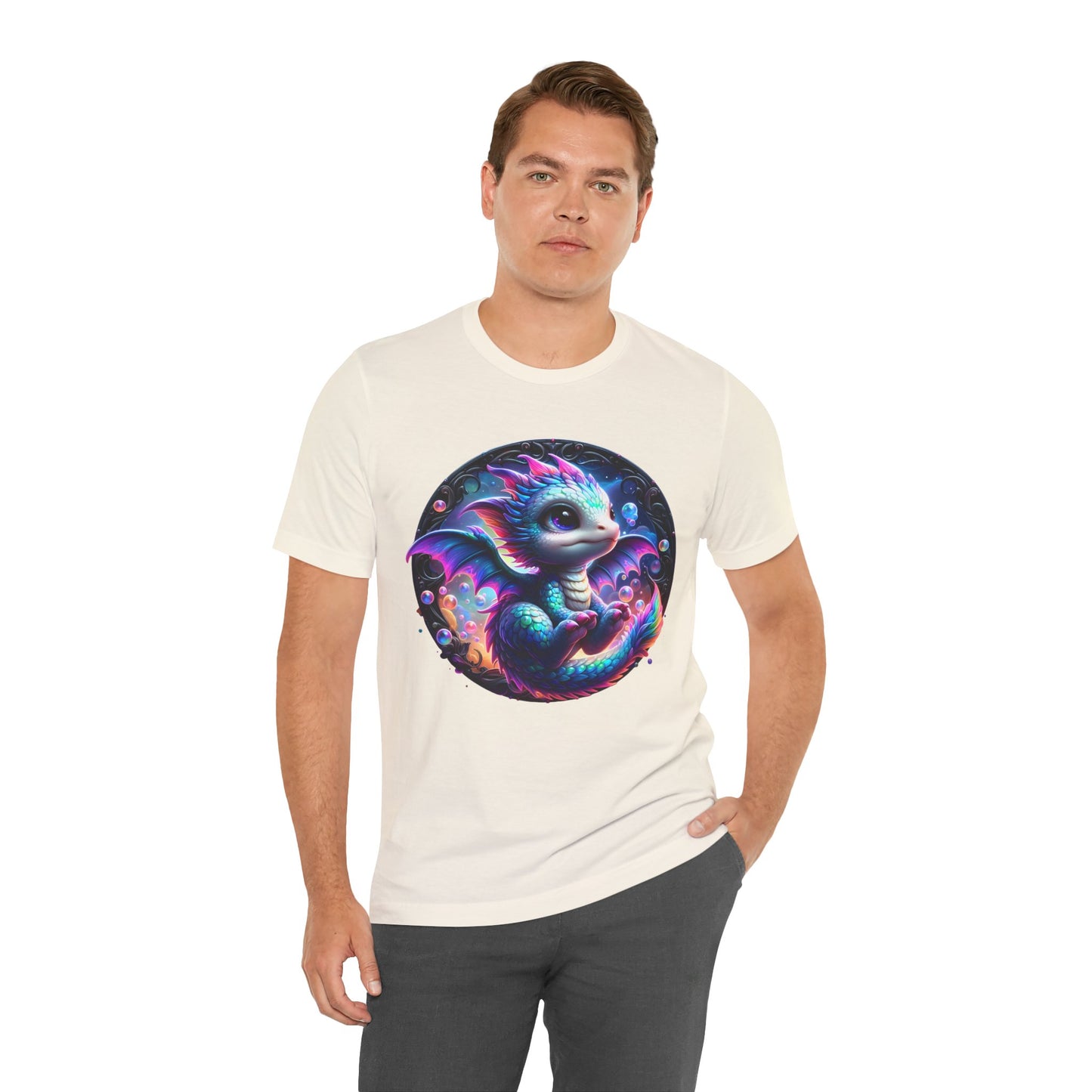 Baby Dragon T-Shirt - Whimsical Creature Art Tee, Unisex, Soft Cotton - Perfect for Fantasy and Dragon Enthusiasts