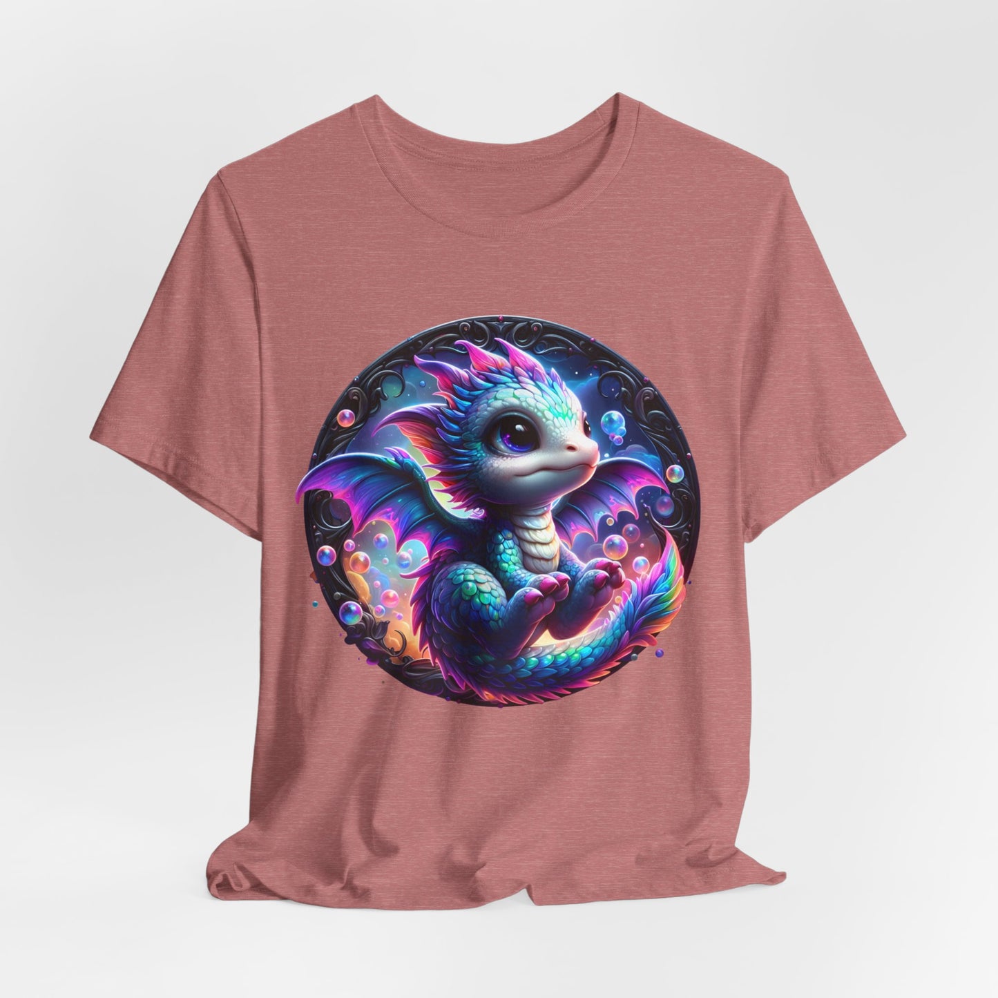 Baby Dragon T-Shirt - Whimsical Creature Art Tee, Unisex, Soft Cotton - Perfect for Fantasy and Dragon Enthusiasts
