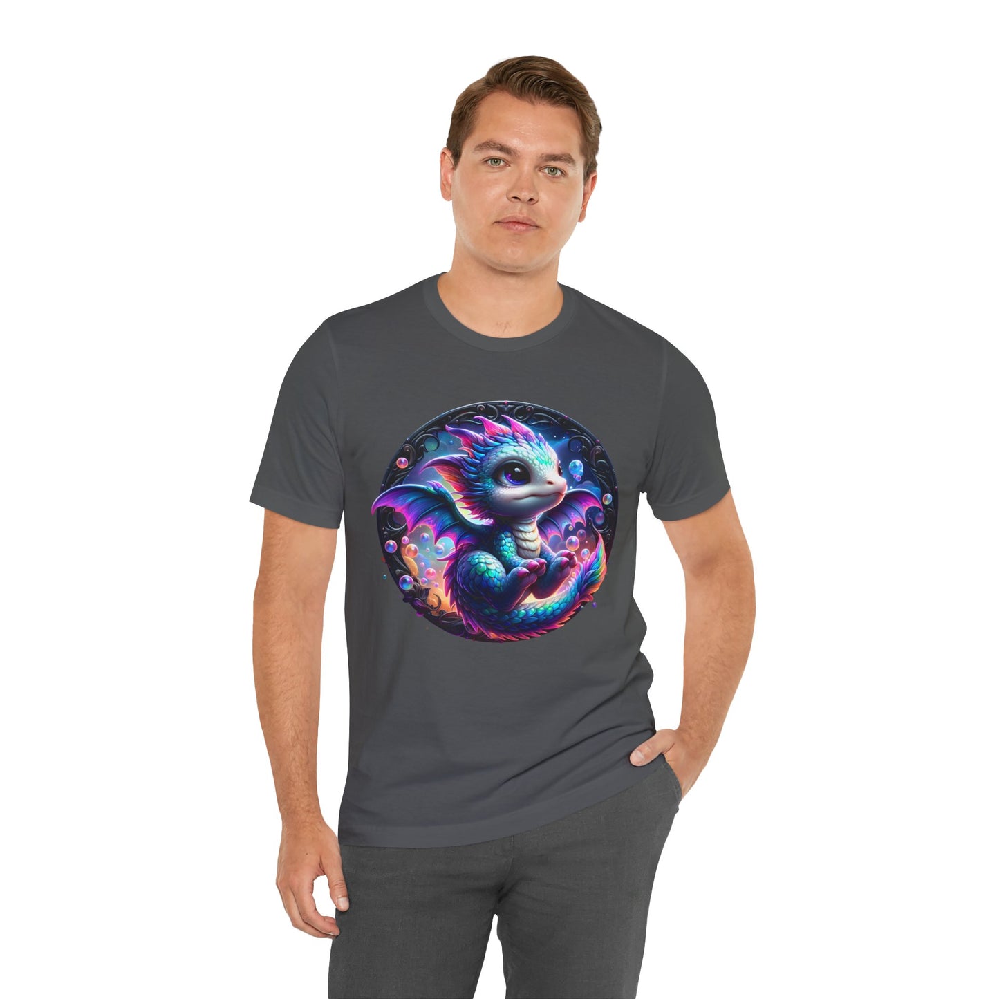 Baby Dragon T-Shirt - Whimsical Creature Art Tee, Unisex, Soft Cotton - Perfect for Fantasy and Dragon Enthusiasts