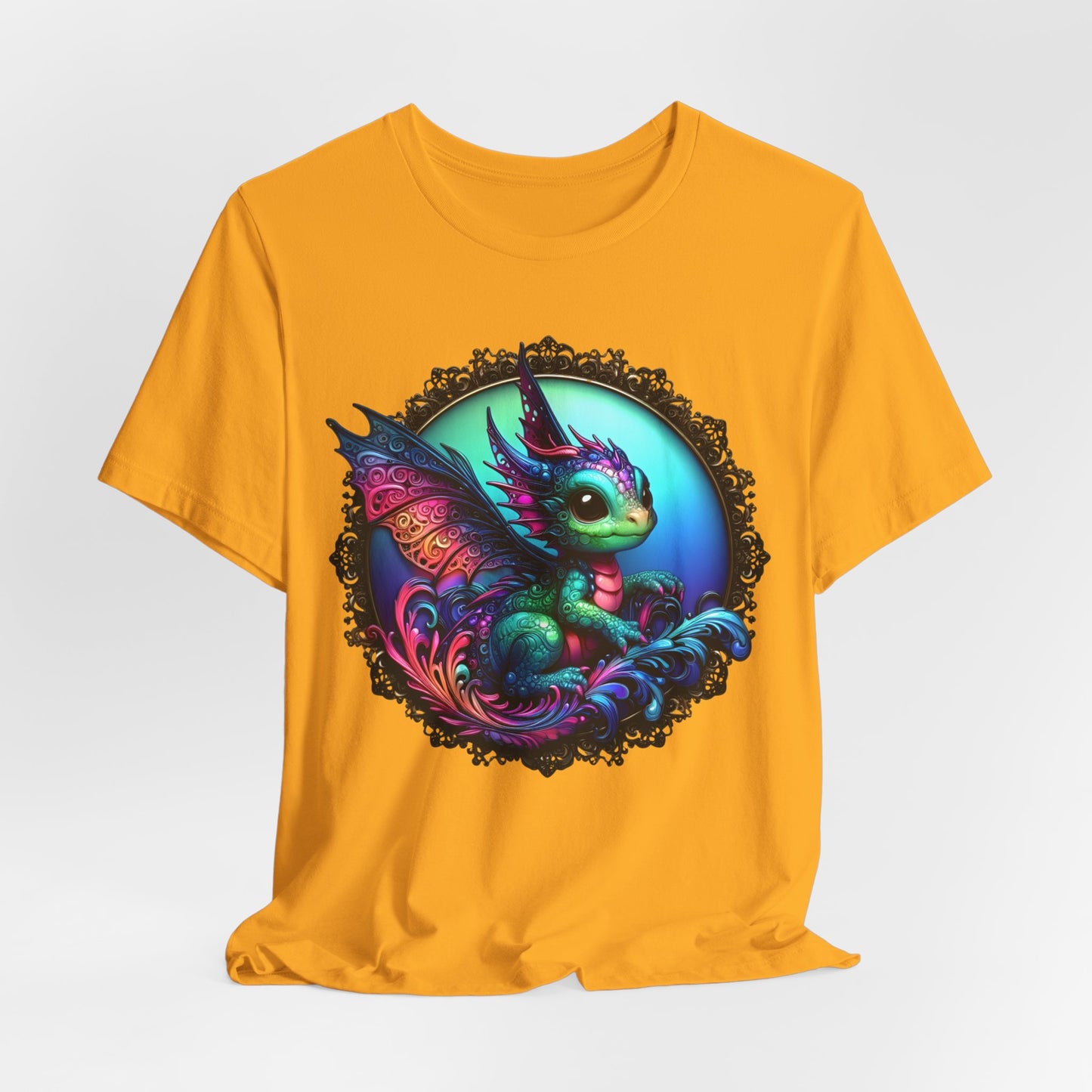 Baby Dragon T-Shirt - Whimsical Creature Art Tee, Unisex, Soft Cotton - Perfect for Fantasy and Dragon Enthusiasts