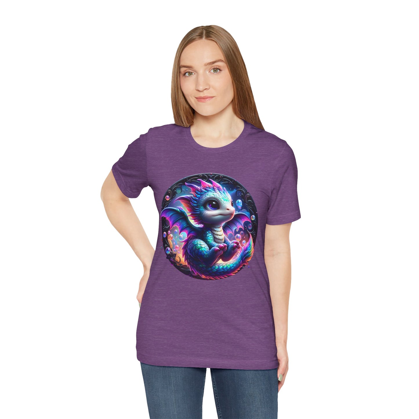 Baby Dragon T-Shirt - Whimsical Creature Art Tee, Unisex, Soft Cotton - Perfect for Fantasy and Dragon Enthusiasts