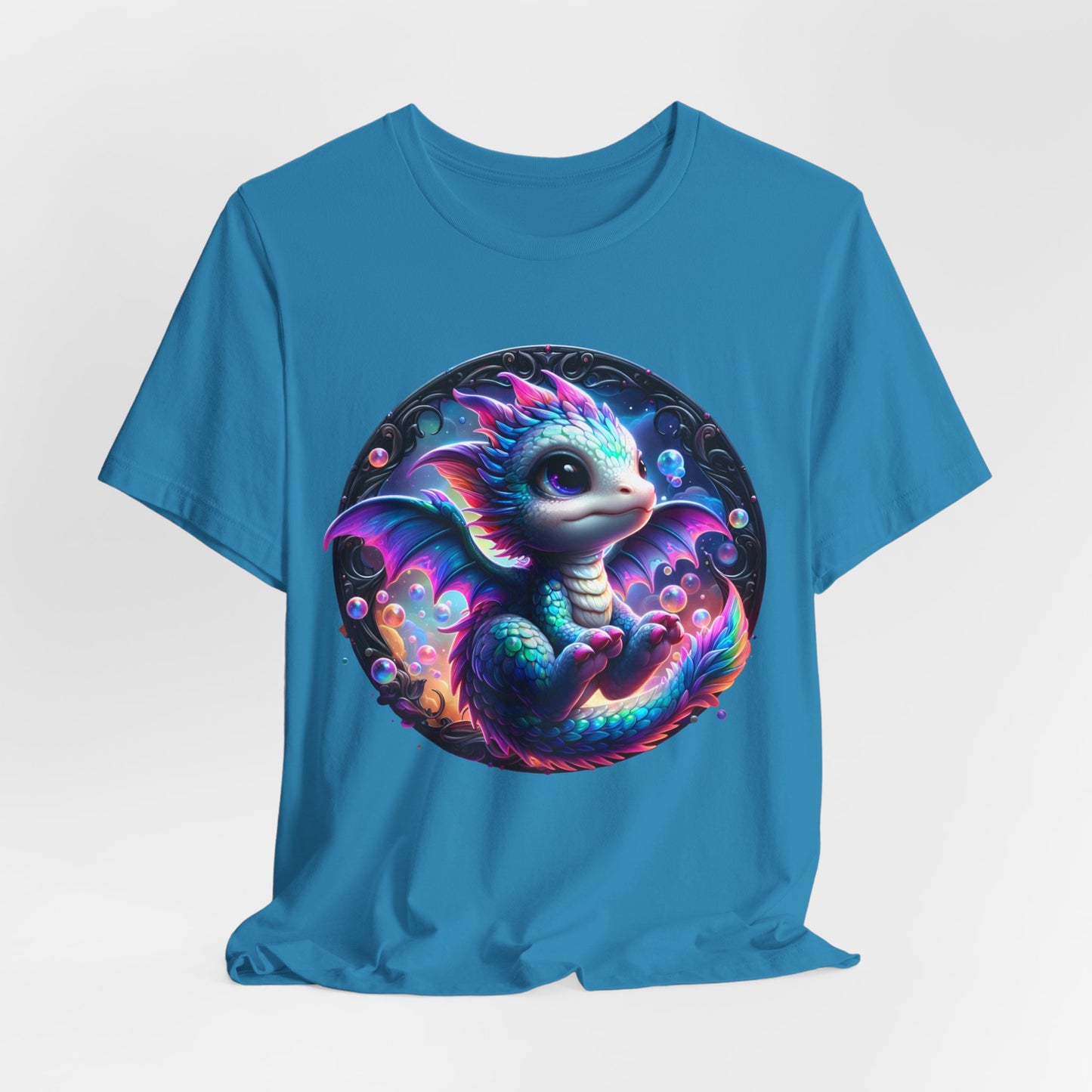 Baby Dragon T-Shirt - Whimsical Creature Art Tee, Unisex, Soft Cotton - Perfect for Fantasy and Dragon Enthusiasts