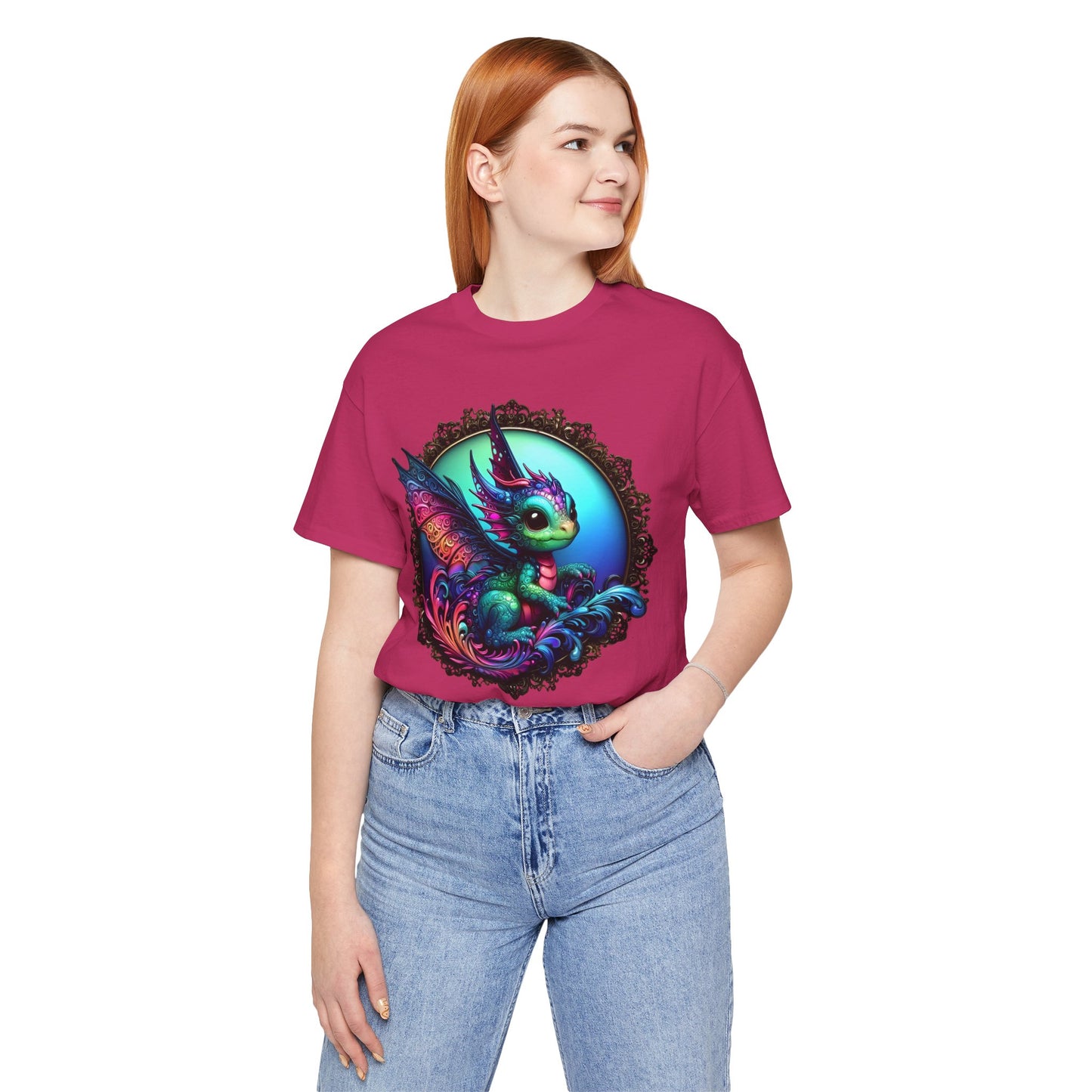 Baby Dragon T-Shirt - Whimsical Creature Art Tee, Unisex, Soft Cotton - Perfect for Fantasy and Dragon Enthusiasts