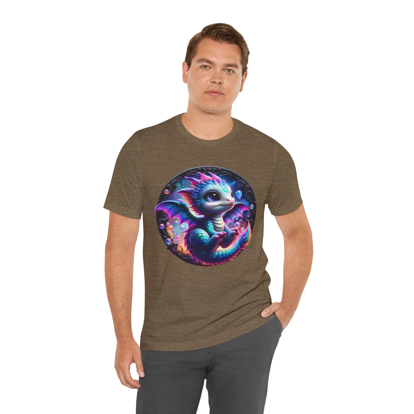 Baby Dragon T-Shirt - Whimsical Creature Art Tee, Unisex, Soft Cotton - Perfect for Fantasy and Dragon Enthusiasts