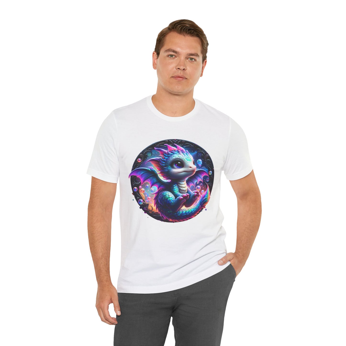Baby Dragon T-Shirt - Whimsical Creature Art Tee, Unisex, Soft Cotton - Perfect for Fantasy and Dragon Enthusiasts