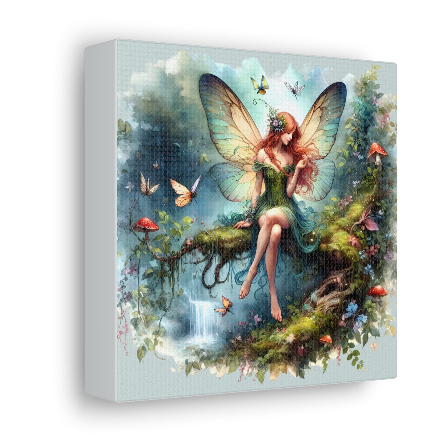 Fairy Canvas Print - Mystical Artwork, Ethereal Woodland Scene