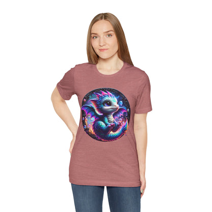 Baby Dragon T-Shirt - Whimsical Creature Art Tee, Unisex, Soft Cotton - Perfect for Fantasy and Dragon Enthusiasts