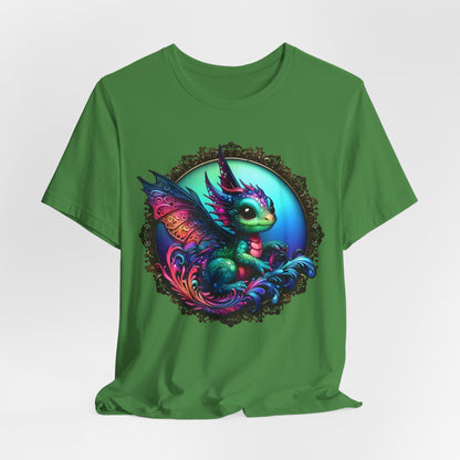 Baby Dragon T-Shirt - Whimsical Creature Art Tee, Unisex, Soft Cotton - Perfect for Fantasy and Dragon Enthusiasts
