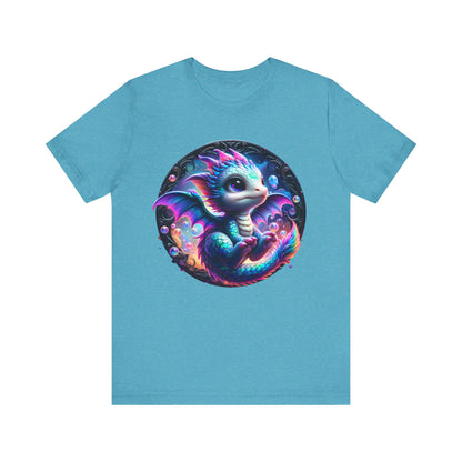 Baby Dragon T-Shirt - Whimsical Creature Art Tee, Unisex, Soft Cotton - Perfect for Fantasy and Dragon Enthusiasts
