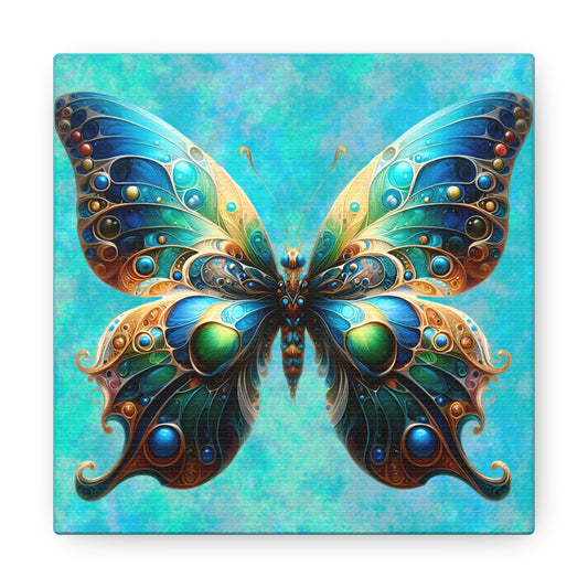 Butterfly Canvas Print - Ethereal Flight Art, Available in Multiple Sizes
