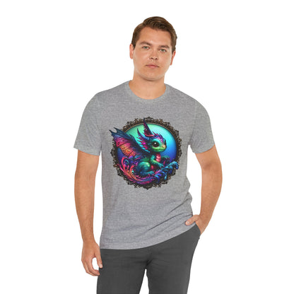 Baby Dragon T-Shirt - Whimsical Creature Art Tee, Unisex, Soft Cotton - Perfect for Fantasy and Dragon Enthusiasts