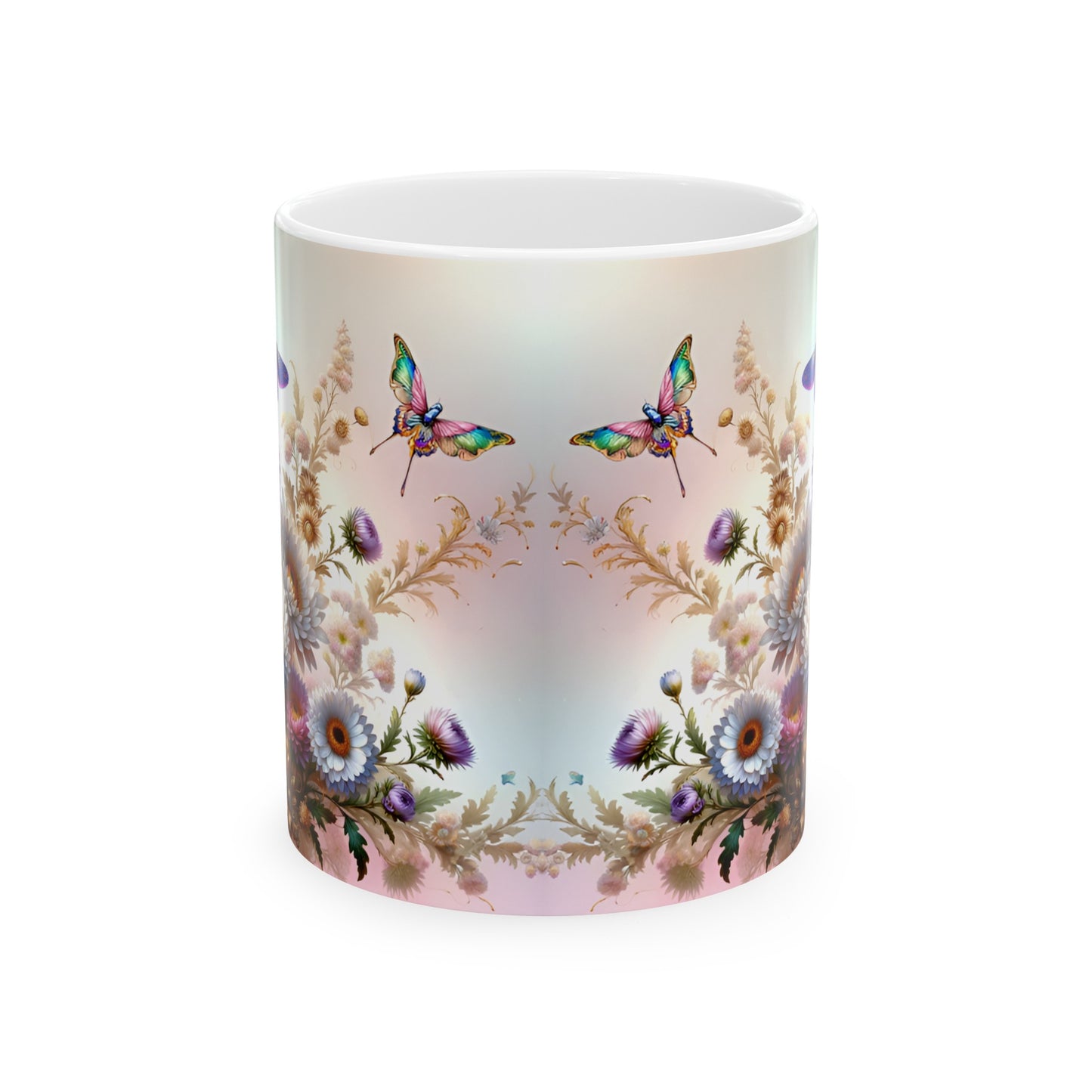 Birth Flower Mug, September - Aster, Blossom of Wisdom