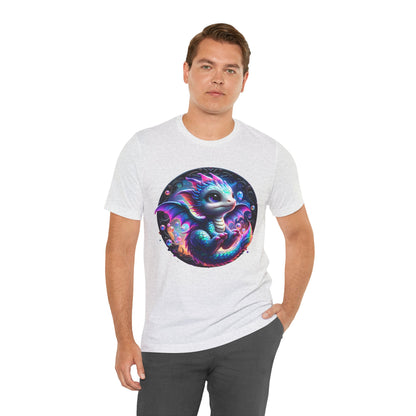 Baby Dragon T-Shirt - Whimsical Creature Art Tee, Unisex, Soft Cotton - Perfect for Fantasy and Dragon Enthusiasts