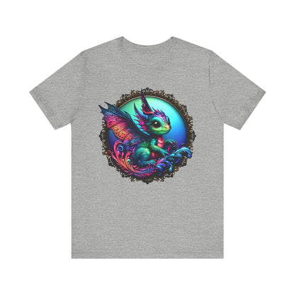 Baby Dragon T-Shirt - Whimsical Creature Art Tee, Unisex, Soft Cotton - Perfect for Fantasy and Dragon Enthusiasts