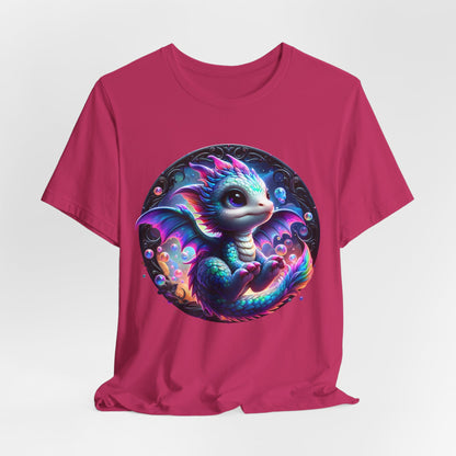 Baby Dragon T-Shirt - Whimsical Creature Art Tee, Unisex, Soft Cotton - Perfect for Fantasy and Dragon Enthusiasts