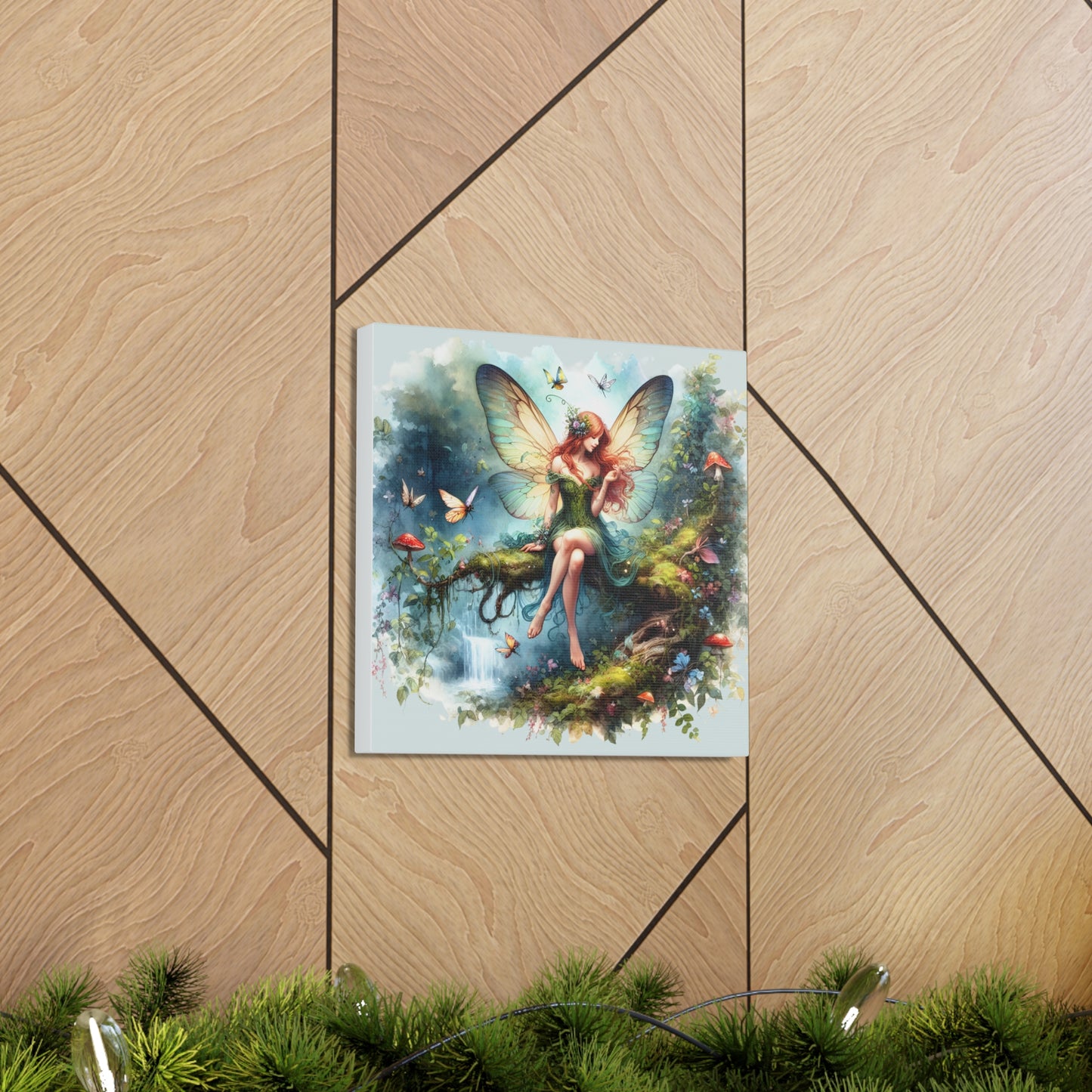 Fairy Canvas Print - Mystical Artwork, Ethereal Woodland Scene