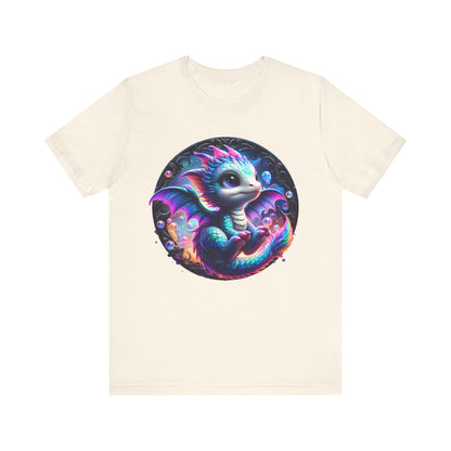 Baby Dragon T-Shirt - Whimsical Creature Art Tee, Unisex, Soft Cotton - Perfect for Fantasy and Dragon Enthusiasts