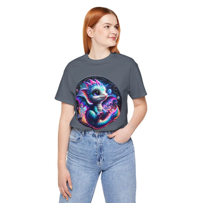 Baby Dragon T-Shirt - Whimsical Creature Art Tee, Unisex, Soft Cotton - Perfect for Fantasy and Dragon Enthusiasts