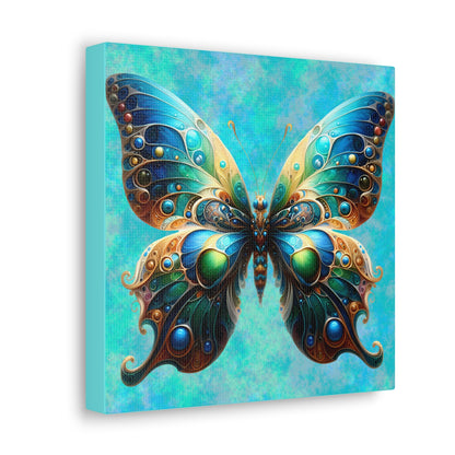 Butterfly Canvas Print - Ethereal Flight Art, Available in Multiple Sizes