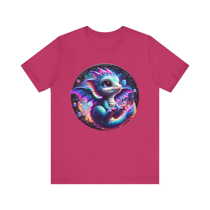 Baby Dragon T-Shirt - Whimsical Creature Art Tee, Unisex, Soft Cotton - Perfect for Fantasy and Dragon Enthusiasts