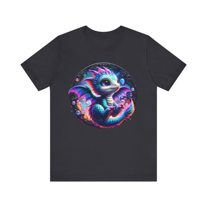 Baby Dragon T-Shirt - Whimsical Creature Art Tee, Unisex, Soft Cotton - Perfect for Fantasy and Dragon Enthusiasts