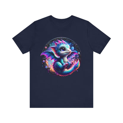 Baby Dragon T-Shirt - Whimsical Creature Art Tee, Unisex, Soft Cotton - Perfect for Fantasy and Dragon Enthusiasts