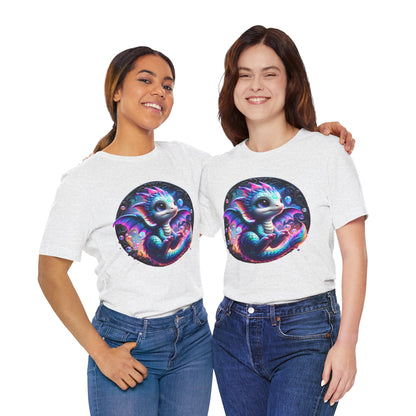 Baby Dragon T-Shirt - Whimsical Creature Art Tee, Unisex, Soft Cotton - Perfect for Fantasy and Dragon Enthusiasts