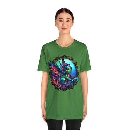 Baby Dragon T-Shirt - Whimsical Creature Art Tee, Unisex, Soft Cotton - Perfect for Fantasy and Dragon Enthusiasts
