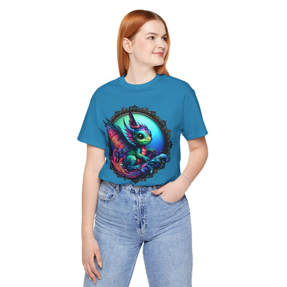 Baby Dragon T-Shirt - Whimsical Creature Art Tee, Unisex, Soft Cotton - Perfect for Fantasy and Dragon Enthusiasts