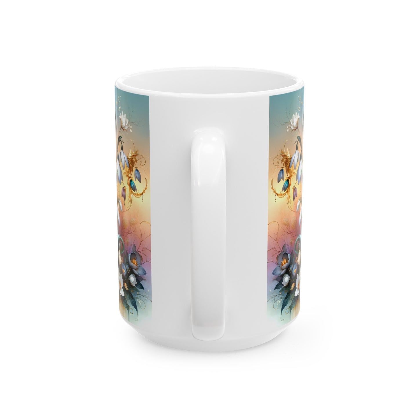 Birth Flower Mug, January - Snowdrop, Hope and Consolation