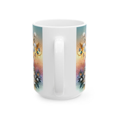 Birth Flower Mug, January - Snowdrop, Hope and Consolation
