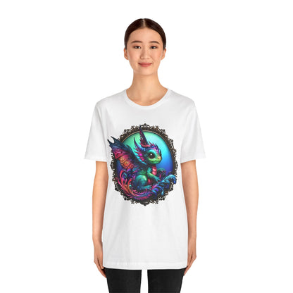 Baby Dragon T-Shirt - Whimsical Creature Art Tee, Unisex, Soft Cotton - Perfect for Fantasy and Dragon Enthusiasts