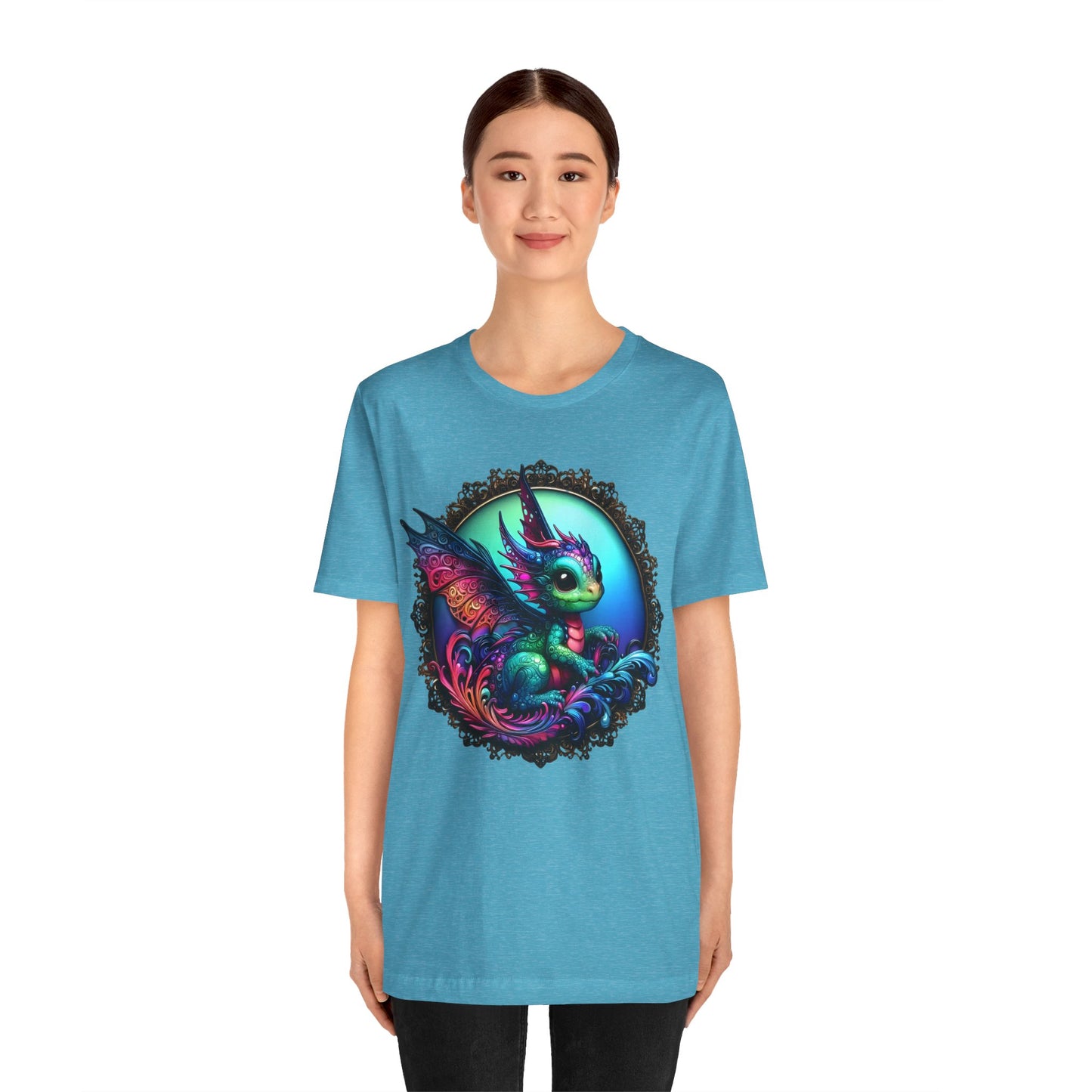 Baby Dragon T-Shirt - Whimsical Creature Art Tee, Unisex, Soft Cotton - Perfect for Fantasy and Dragon Enthusiasts