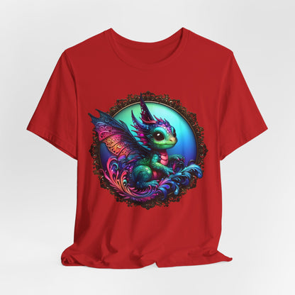 Baby Dragon T-Shirt - Whimsical Creature Art Tee, Unisex, Soft Cotton - Perfect for Fantasy and Dragon Enthusiasts
