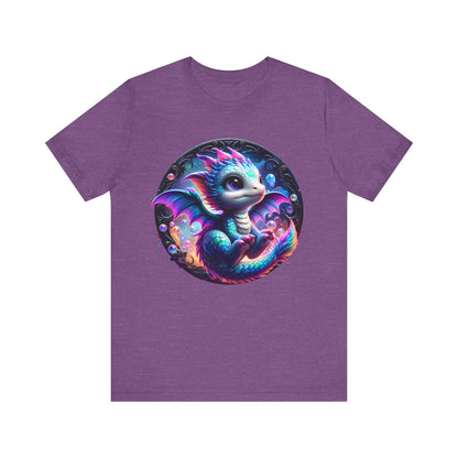 Baby Dragon T-Shirt - Whimsical Creature Art Tee, Unisex, Soft Cotton - Perfect for Fantasy and Dragon Enthusiasts