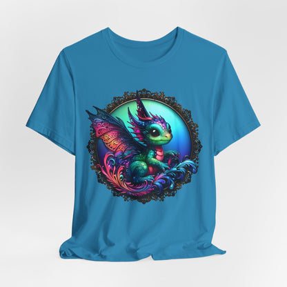 Baby Dragon T-Shirt - Whimsical Creature Art Tee, Unisex, Soft Cotton - Perfect for Fantasy and Dragon Enthusiasts