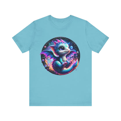 Baby Dragon T-Shirt - Whimsical Creature Art Tee, Unisex, Soft Cotton - Perfect for Fantasy and Dragon Enthusiasts