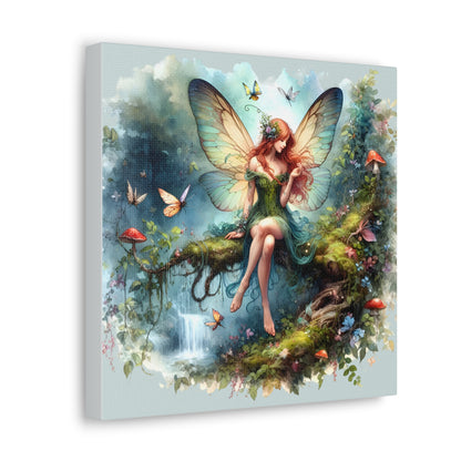 Fairy Canvas Print - Mystical Artwork, Ethereal Woodland Scene