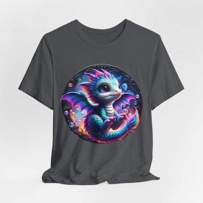 Baby Dragon T-Shirt - Whimsical Creature Art Tee, Unisex, Soft Cotton - Perfect for Fantasy and Dragon Enthusiasts